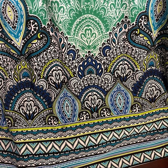 Roz & Ali Paisley Print Maxi Dress Size XS - Picture 3 of 5